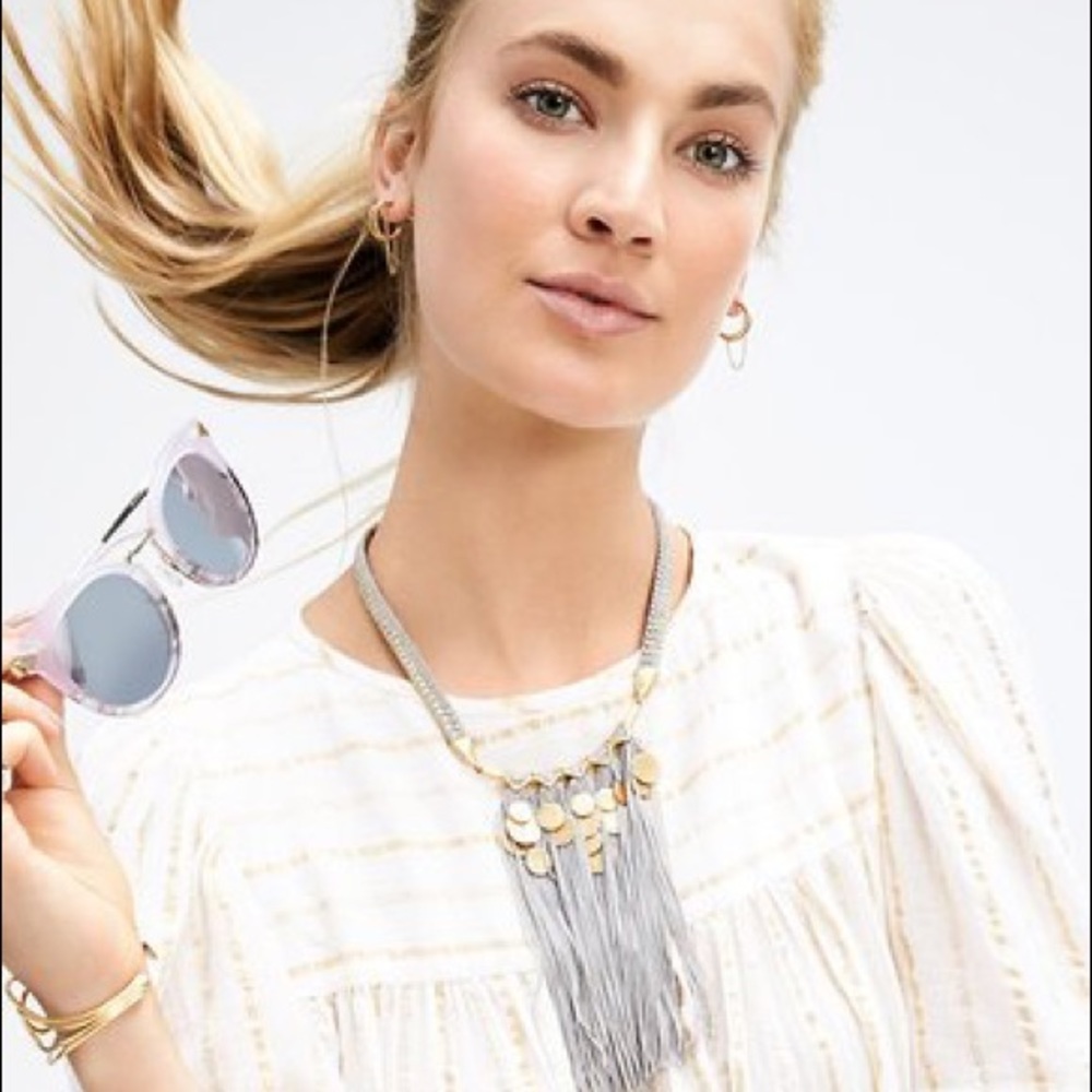 Stella & Dot Samar fringe necklace